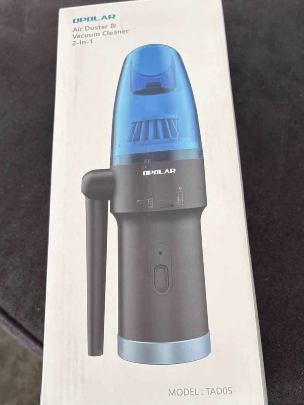 OPOLAR Blue & Black Portable Air Duster & Vacuum Cleaner - 2-in-1